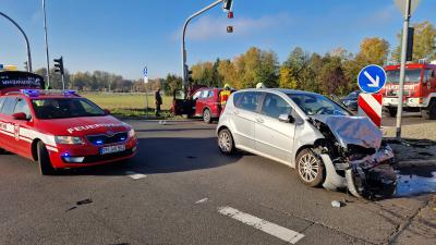 Verkehrsunfall mit Personenschaden - Kreuzung Mitte B2 - B246 Beelitz