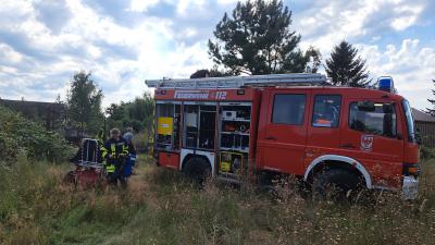 Brand Pkw - Zauchwitz, Zauchwitzer Dorfstraße